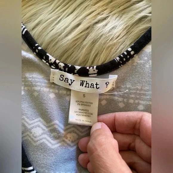 Black and white tank top - Picture 4 of 5